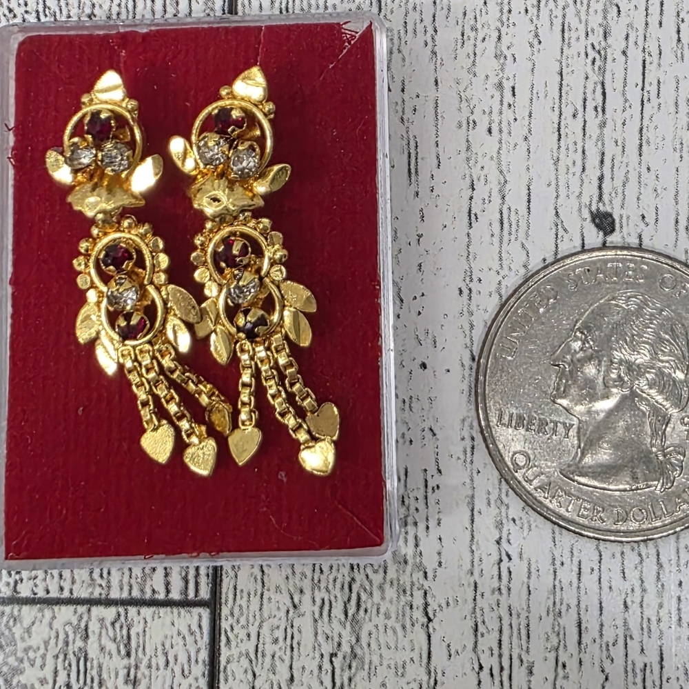 Bhoomi Elegant Gold Dangle Earrings